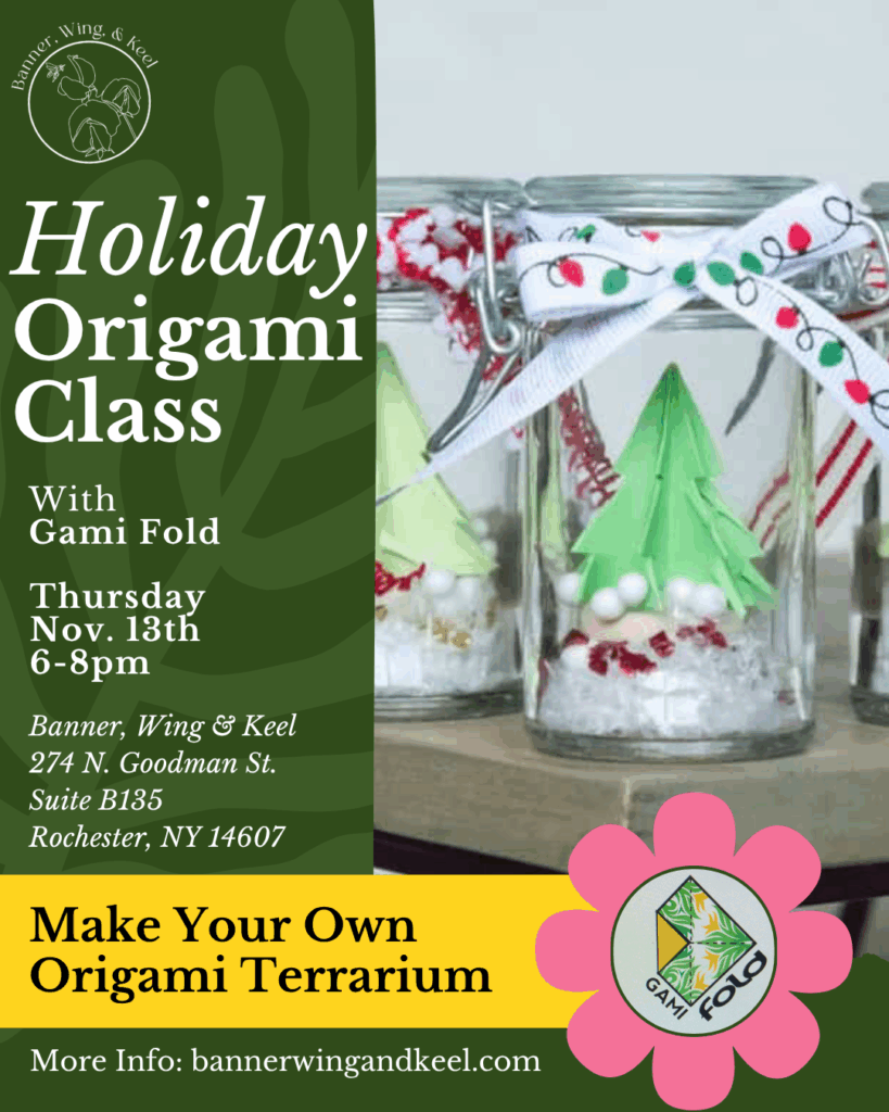 Holiday Origami Terrarium Class